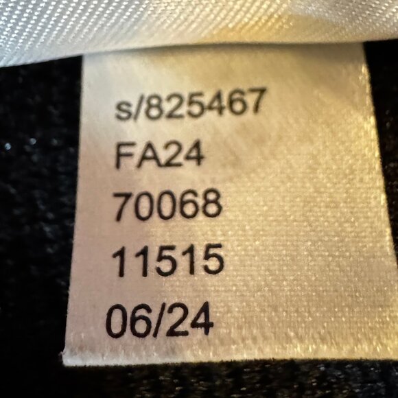 Ann Taylor Chain Link Mock Neck Top in Black  – Size MP (Petite Medium) - Picture 10 of 10